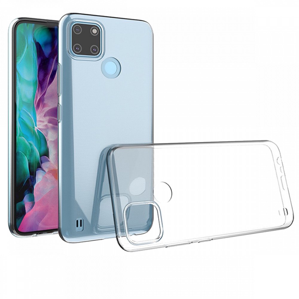  Realme C21Y Kılıf Lüx Şeffaf Silikon