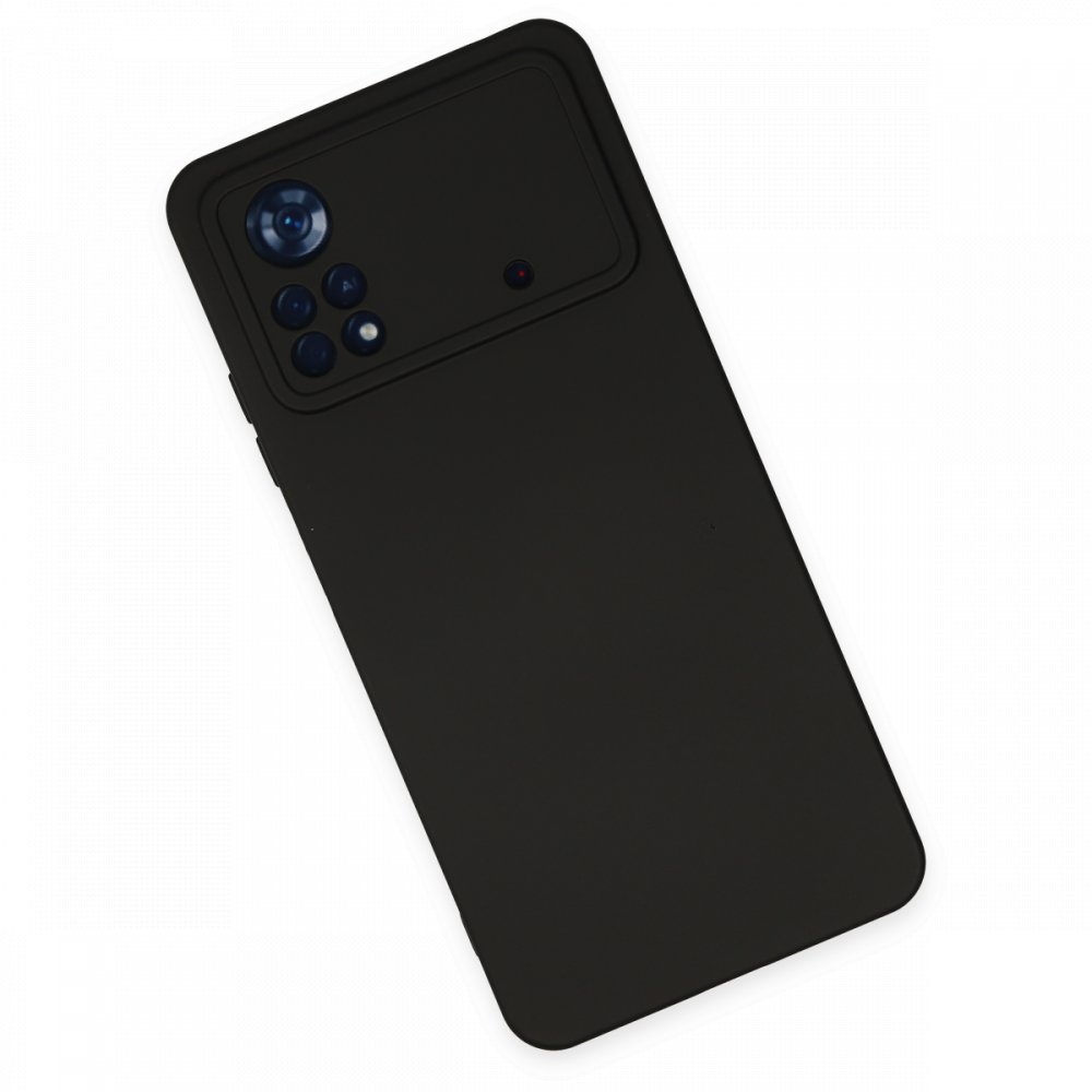  Xiaomi Poco X4 Pro 5G Kılıf Nano içi Kadife Silikon - Siyah