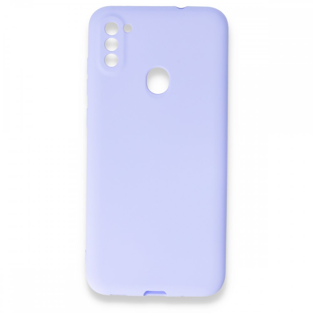  Samsung Galaxy A11 Kılıf First Silikon - Lila