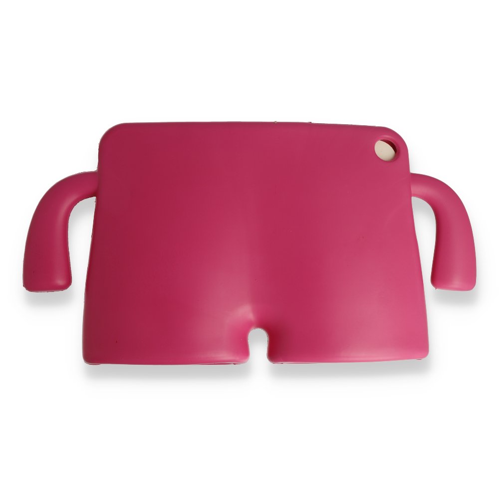 iPad Mini 3 Kılıf Karakter Tablet Silikon - Pembe iPad Mini 3 Kılıf Karakter Tablet Silikon - Pembe