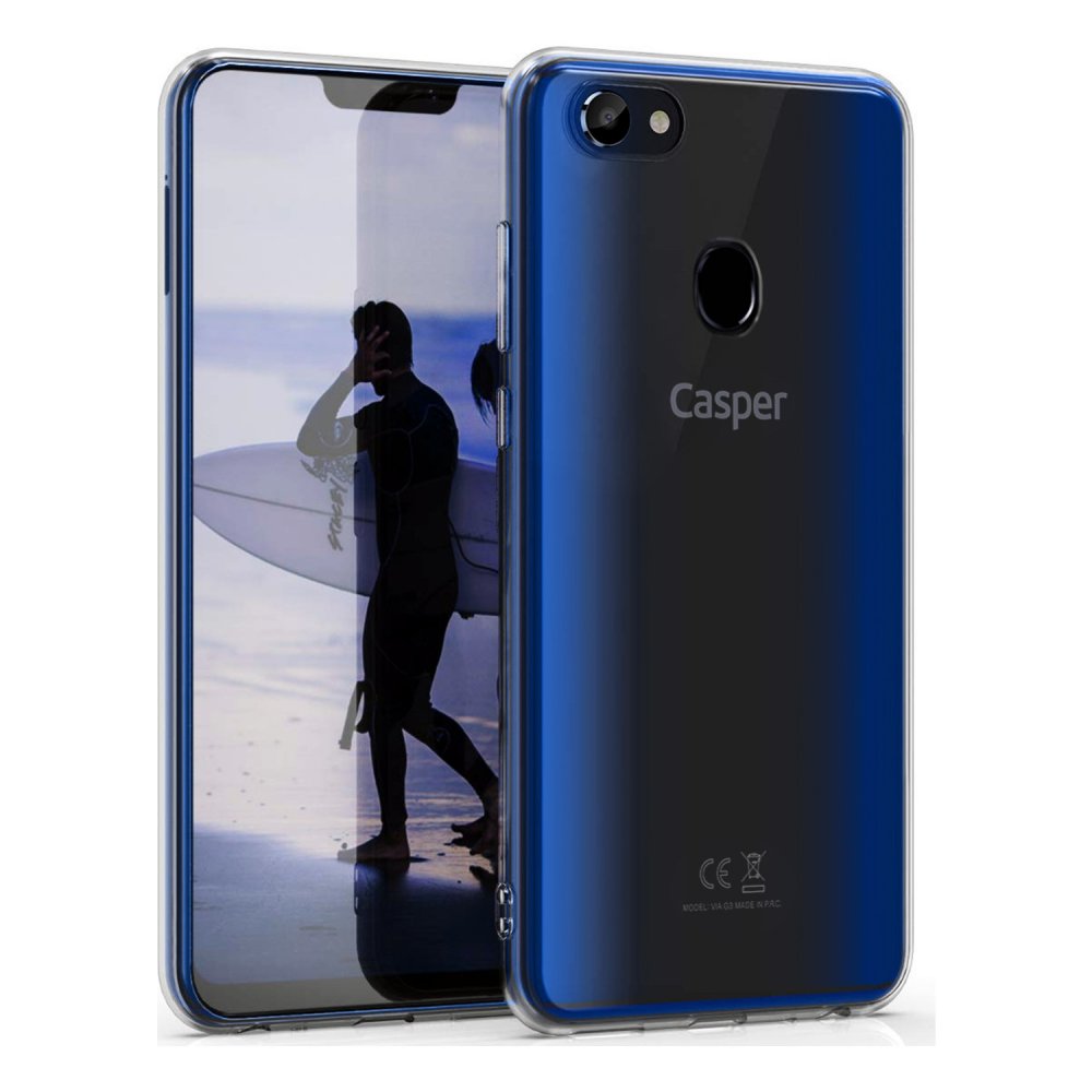  Casper Via G3 Kılıf Lüx Şeffaf Silikon - Şeffaf