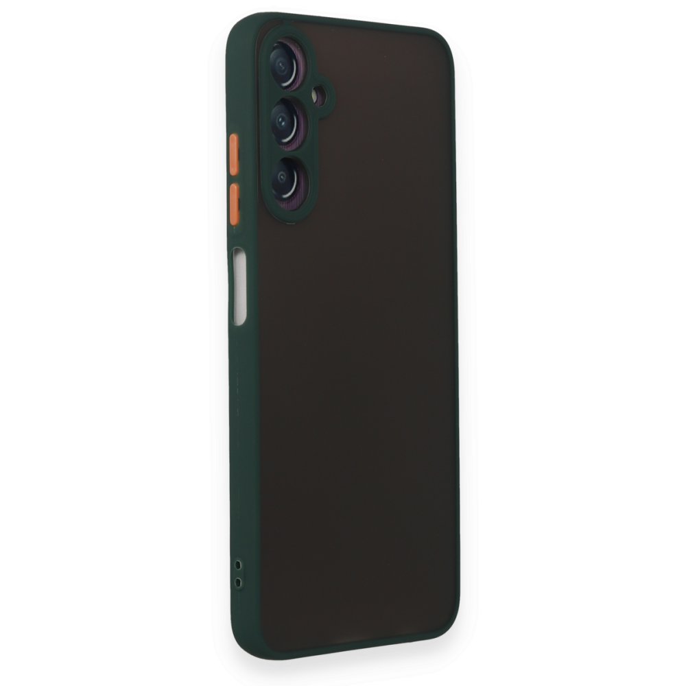  Samsung Galaxy A05S Kılıf Montreal Silikon Kapak - Yeşil