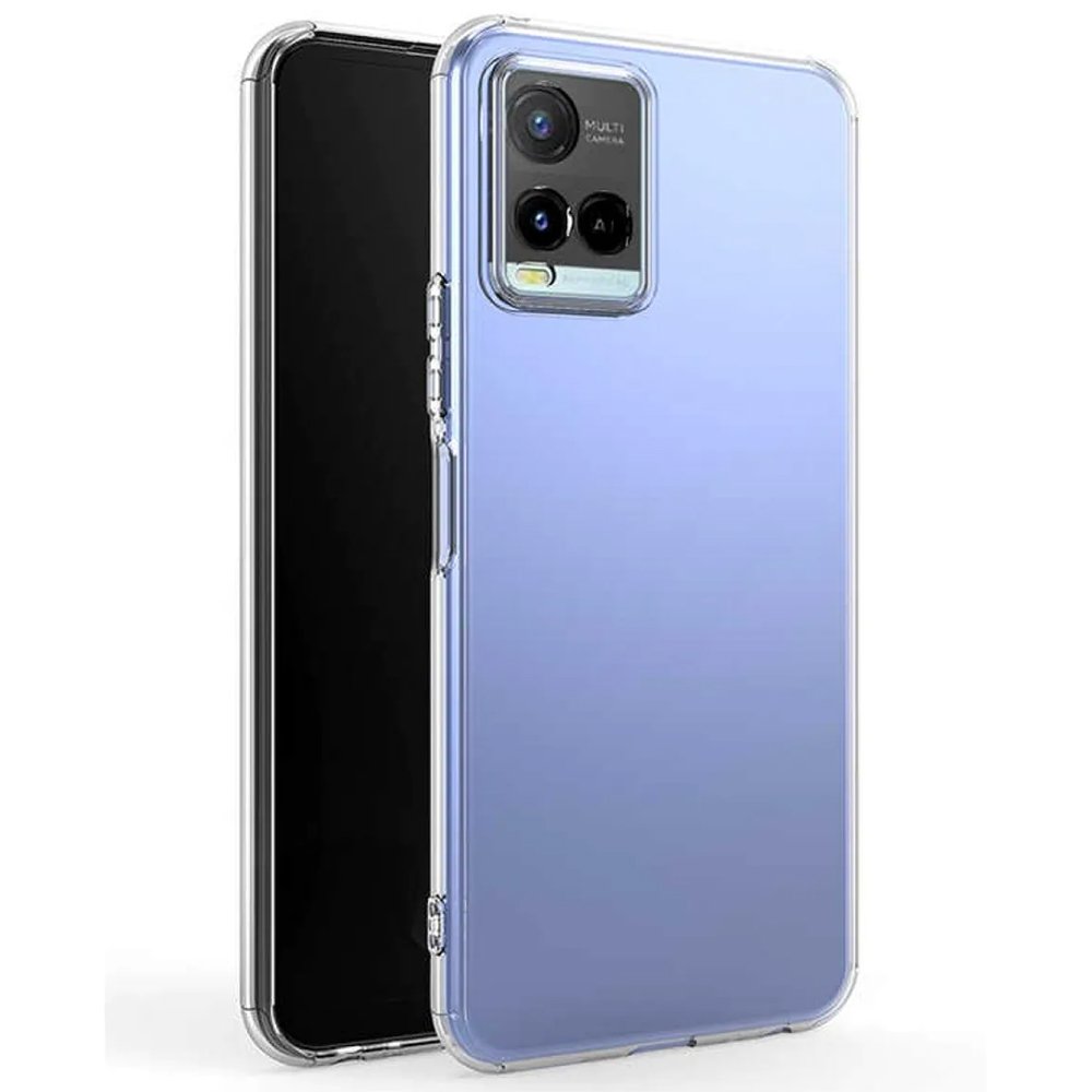  Vivo Y21S Kılıf Lüx Şeffaf Silikon