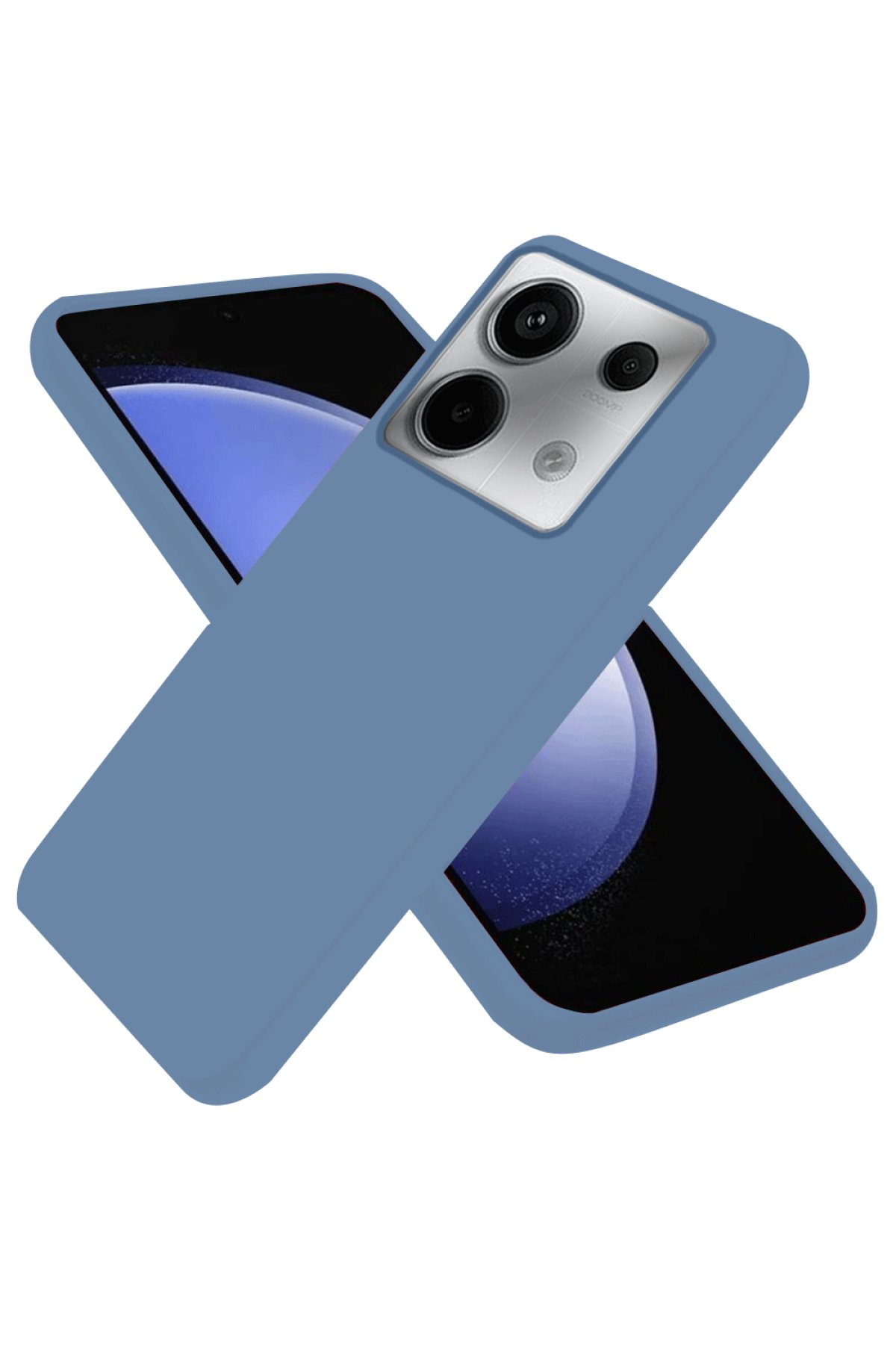 Redmi Note 13 Pro 4G Kılıf First Silikon - Mavi