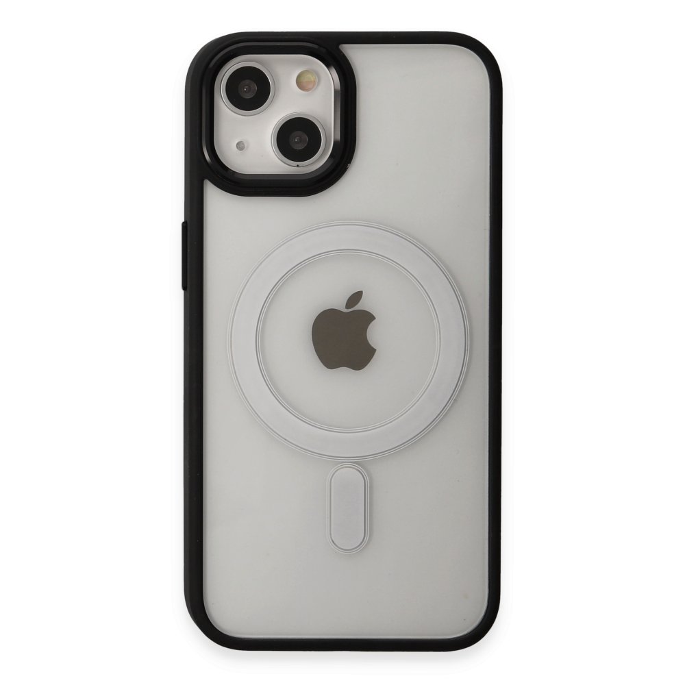  iPhone 15 Pro Kılıf Room Magneticsafe Silikon - Siyah