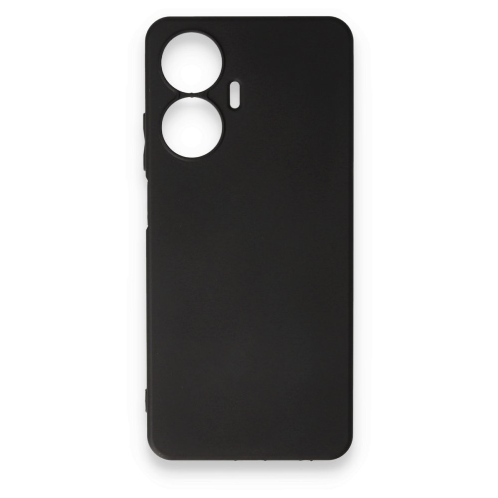  Realme C55 Kılıf First Silikon - Siyah