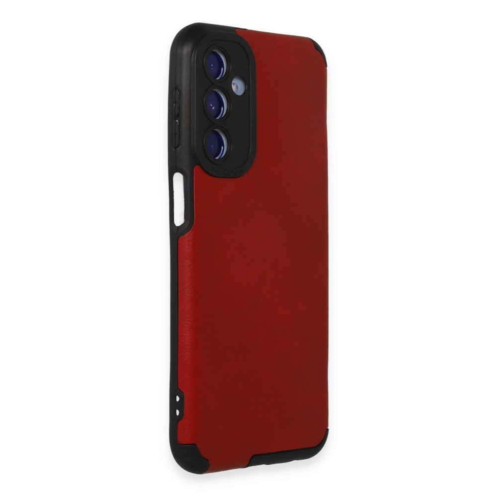  Samsung Galaxy M34 5G Kılıf Loop Deri Silikon - Kırmızı
