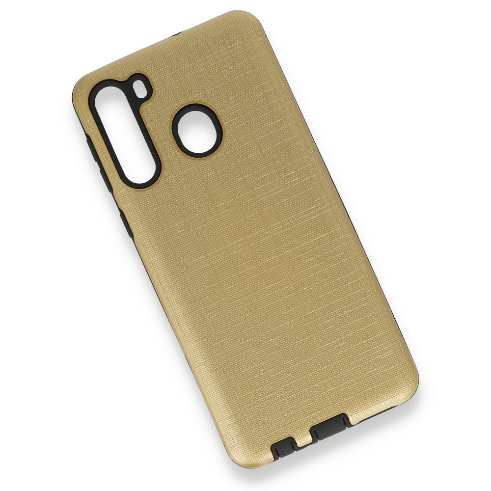  Samsung Galaxy A21 Kılıf YouYou Silikon Kapak - Gold