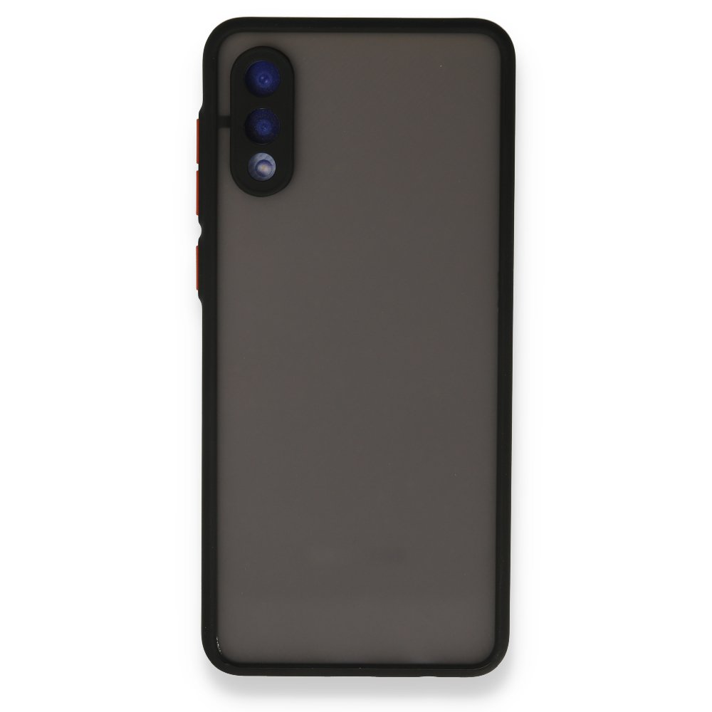  Samsung Galaxy A02 Kılıf Montreal Silikon Kapak - Siyah