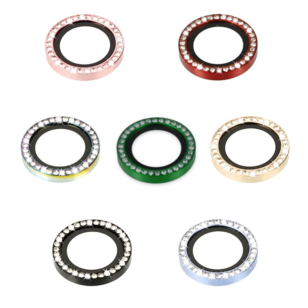  iPhone 14 Pro Diamond Kamera Lens - Kırmızı