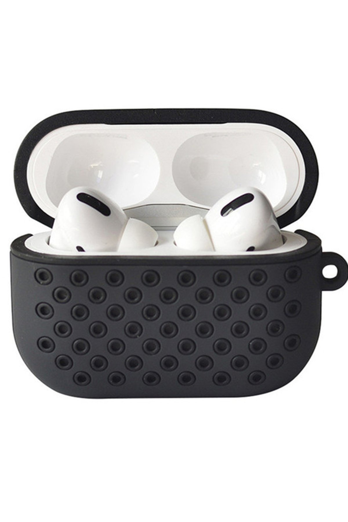Airpods Pro 2 (2.nesil) Spor Delikli Kılıf - Siyah-Siyah Airpods Pro 2 (2.nesil) Spor Delikli Kılıf - Siyah-Siyah