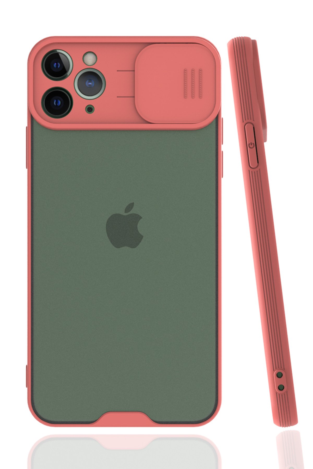 iPhone 11 Pro Kılıf Platin Kamera Koruma Silikon - Pembe iPhone 11 Pro Kılıf Platin Kamera Koruma Silikon - Pembe