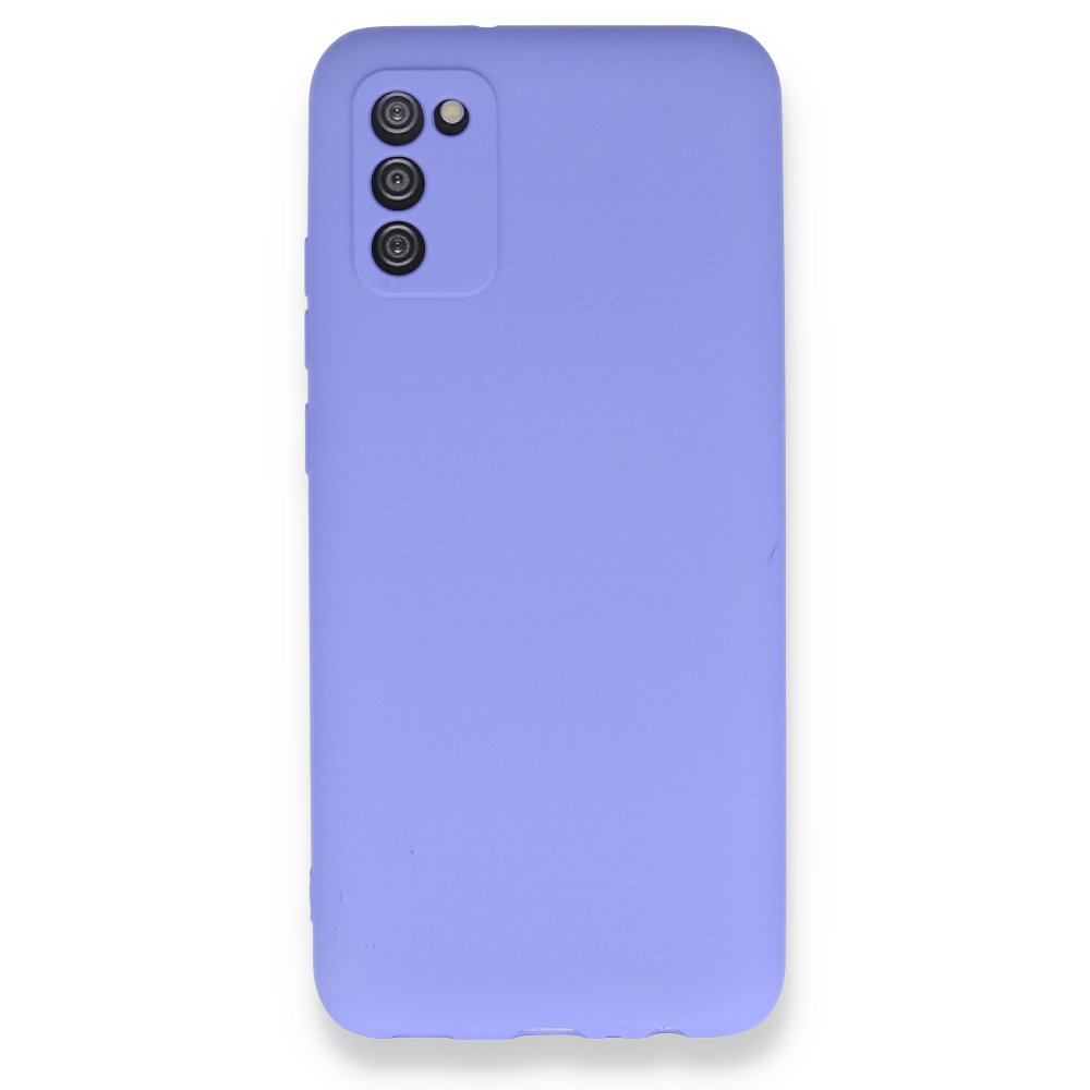  Samsung Galaxy A02S Kılıf First Silikon - Lila