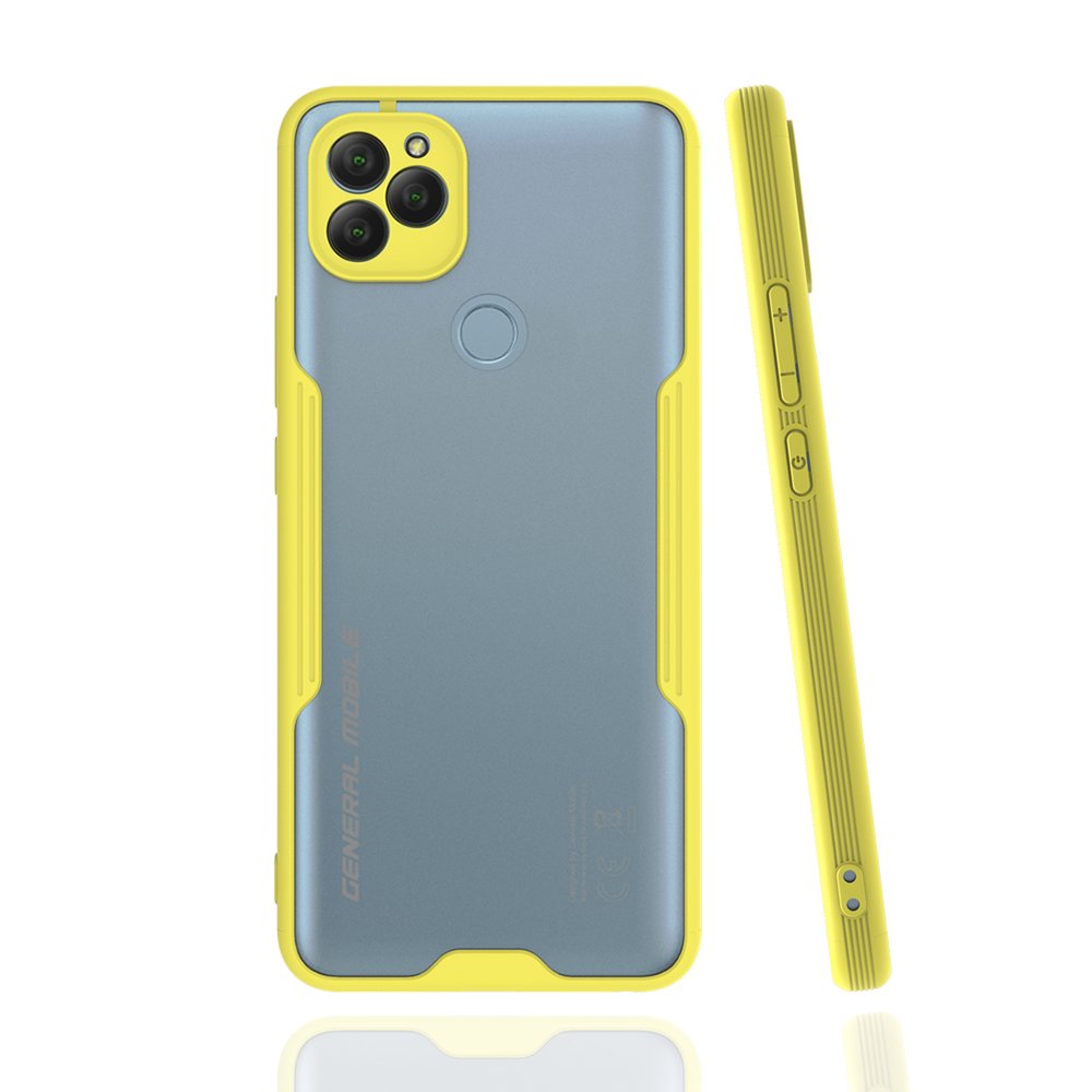  General Mobile GM 22 Kılıf Platin Silikon - Sarı