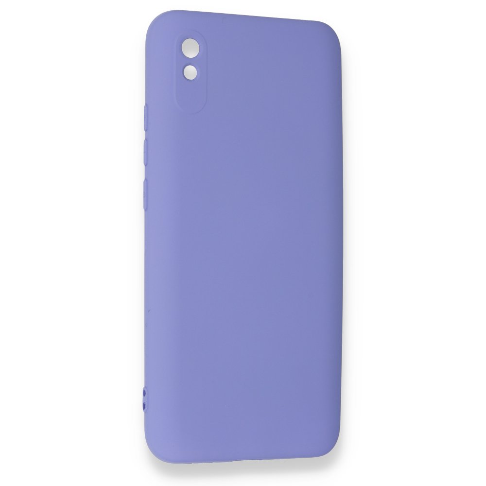 Redmi 9A Kılıf Nano içi Kadife Silikon - Lila Redmi 9A Kılıf Nano içi Kadife Silikon - Lila