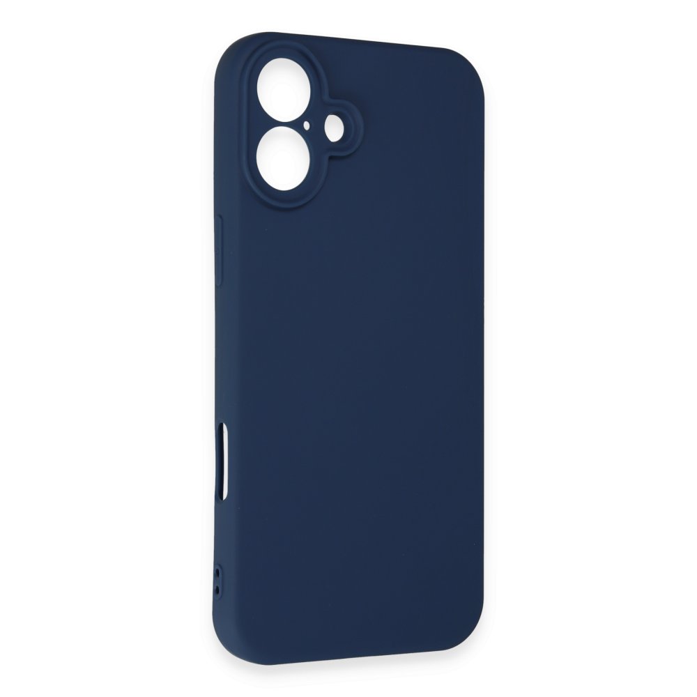  iPhone 16 Plus Kılıf First Silikon - Lacivert