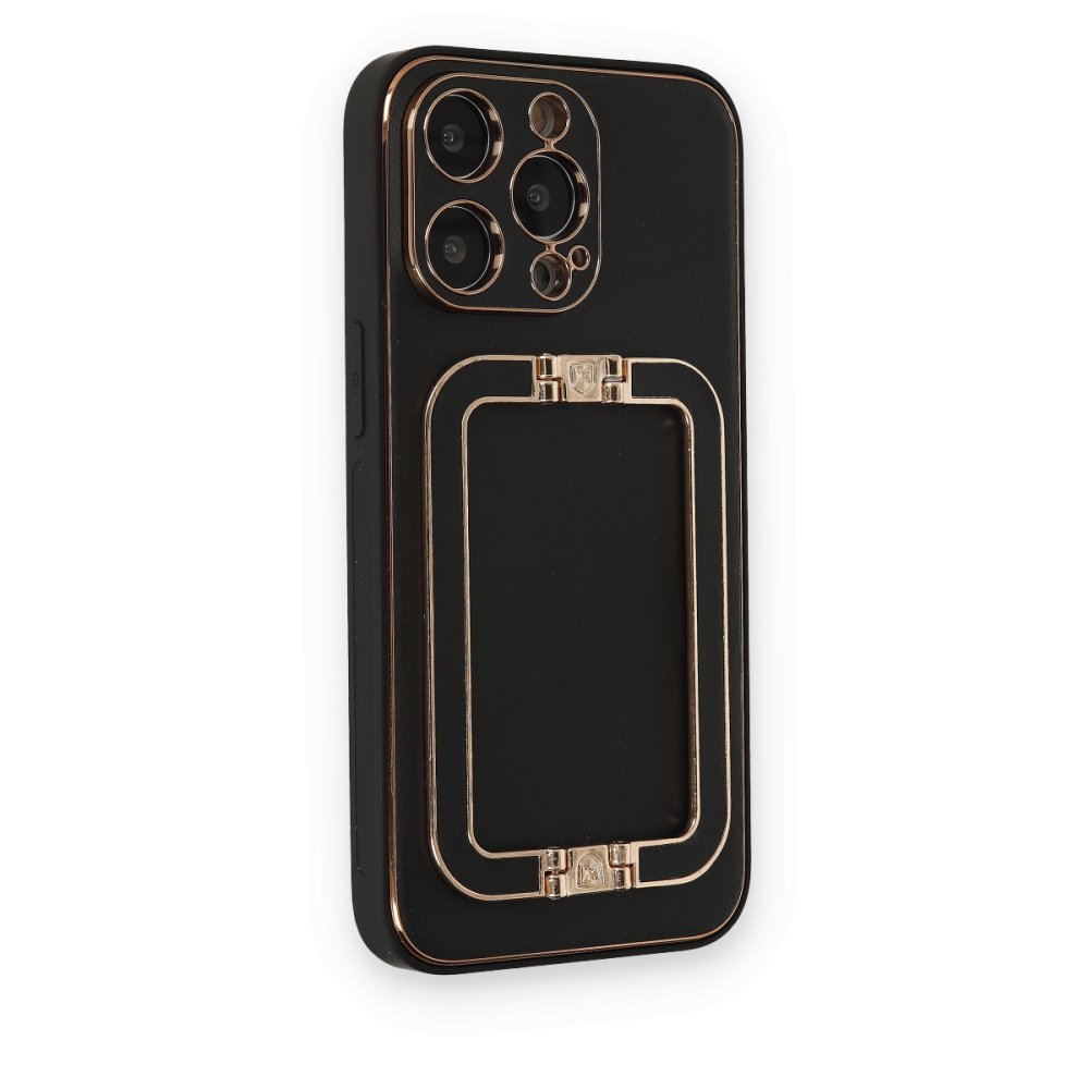 iPhone 14 Pro Kılıf Coco Elit Kapak - Siyah  iPhone 14 Pro Kılıf Coco Elit Kapak - Siyah