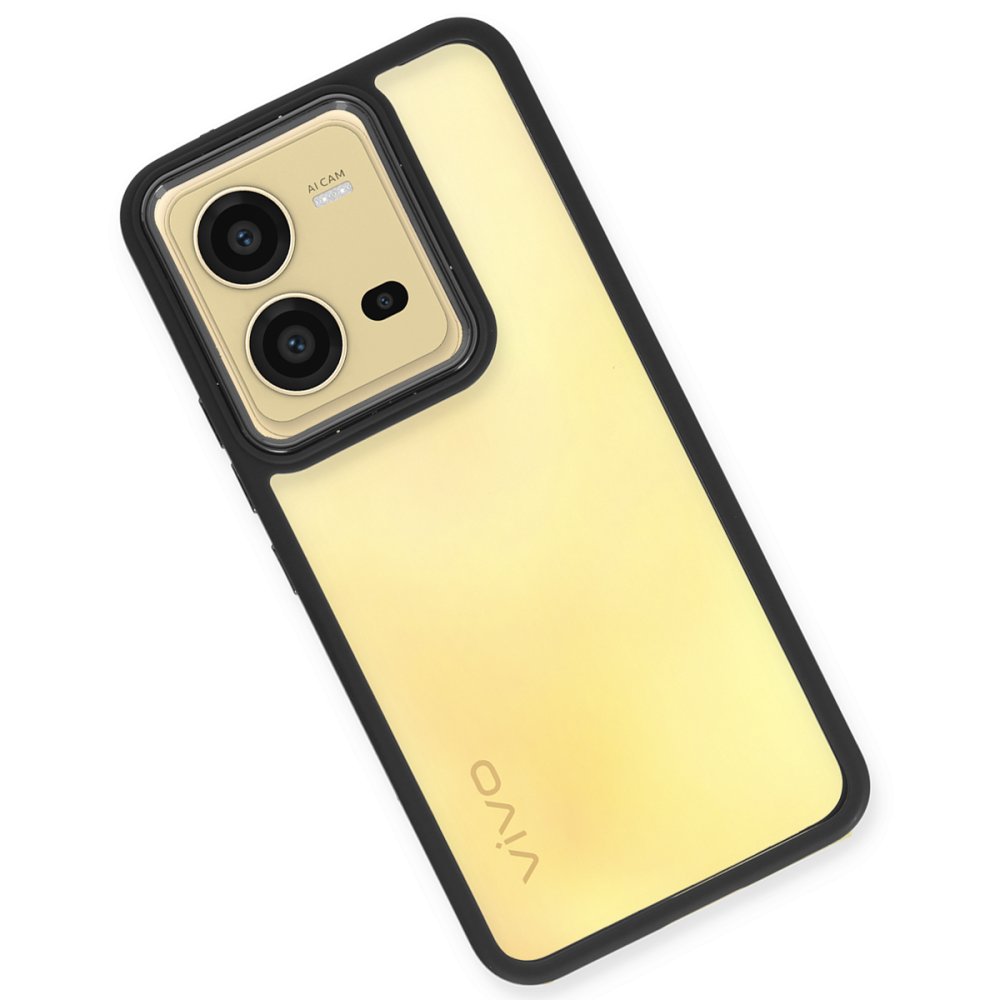 Vivo V25 5G Kılıf Dora Kapak - Siyah Vivo V25 5G Kılıf Dora Kapak - Siyah