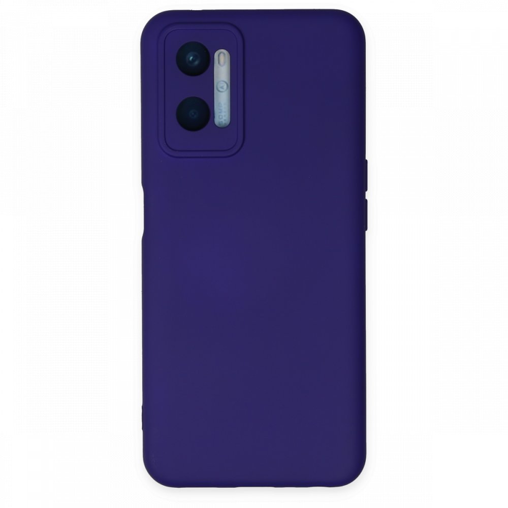 Oppo A96 Kılıf Nano içi Kadife Silikon - Mor Oppo A96 Kılıf Nano içi Kadife Silikon - Mor