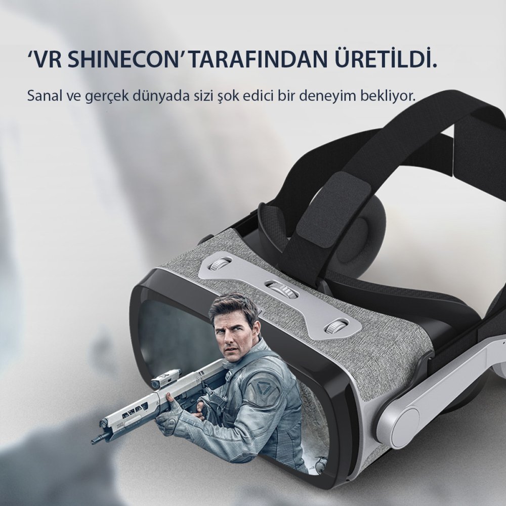  Shinecon SC-G07E 3D Sanal Gerçeklik Gözlüğü - Siyah