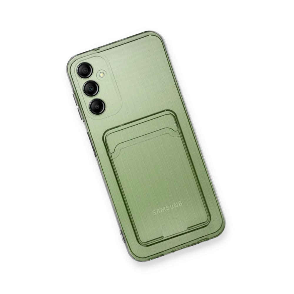  Samsung Galaxy A35 5G Kılıf Kart Şeffaf Silikon - Şeffaf