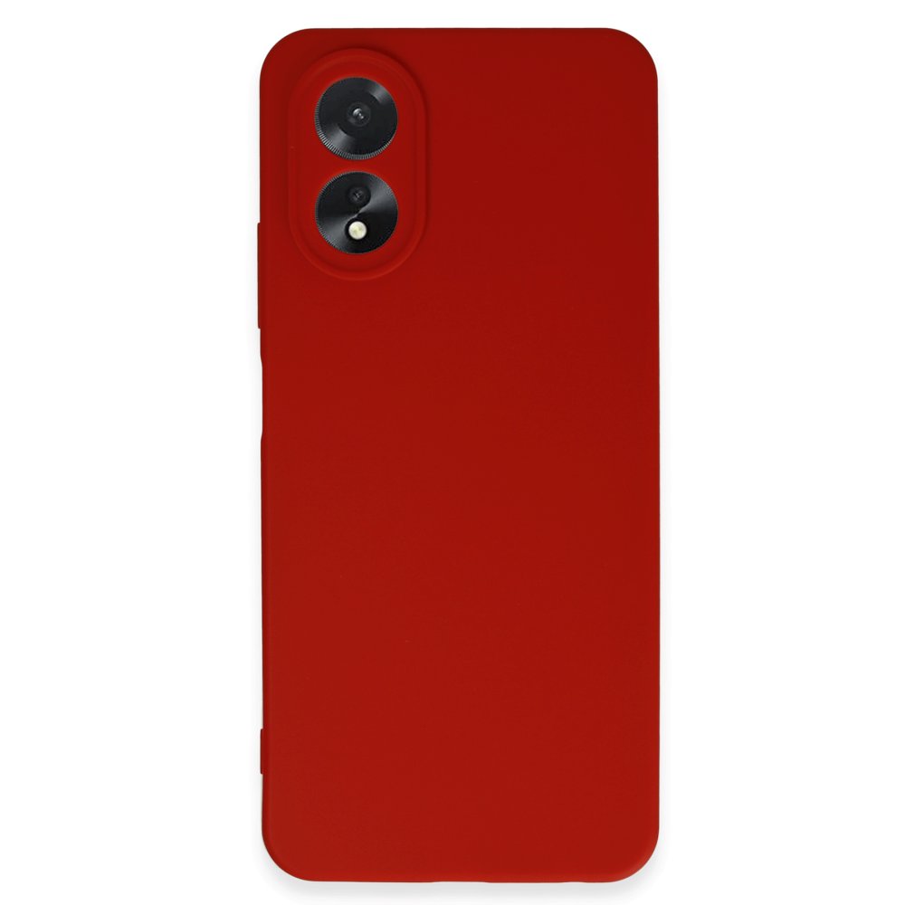 Oppo A38 Kılıf First Silikon - Kırmızı Oppo A38 Kılıf First Silikon - Kırmızı