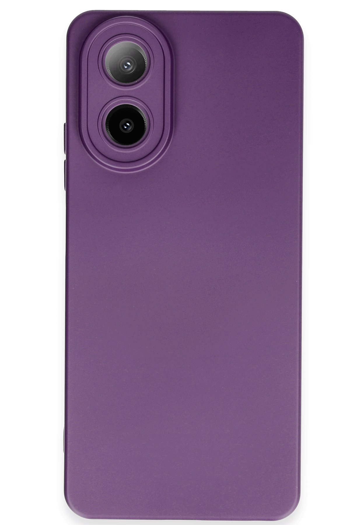  Oppo A38 Kılıf Nano içi Kadife Silikon - Mor