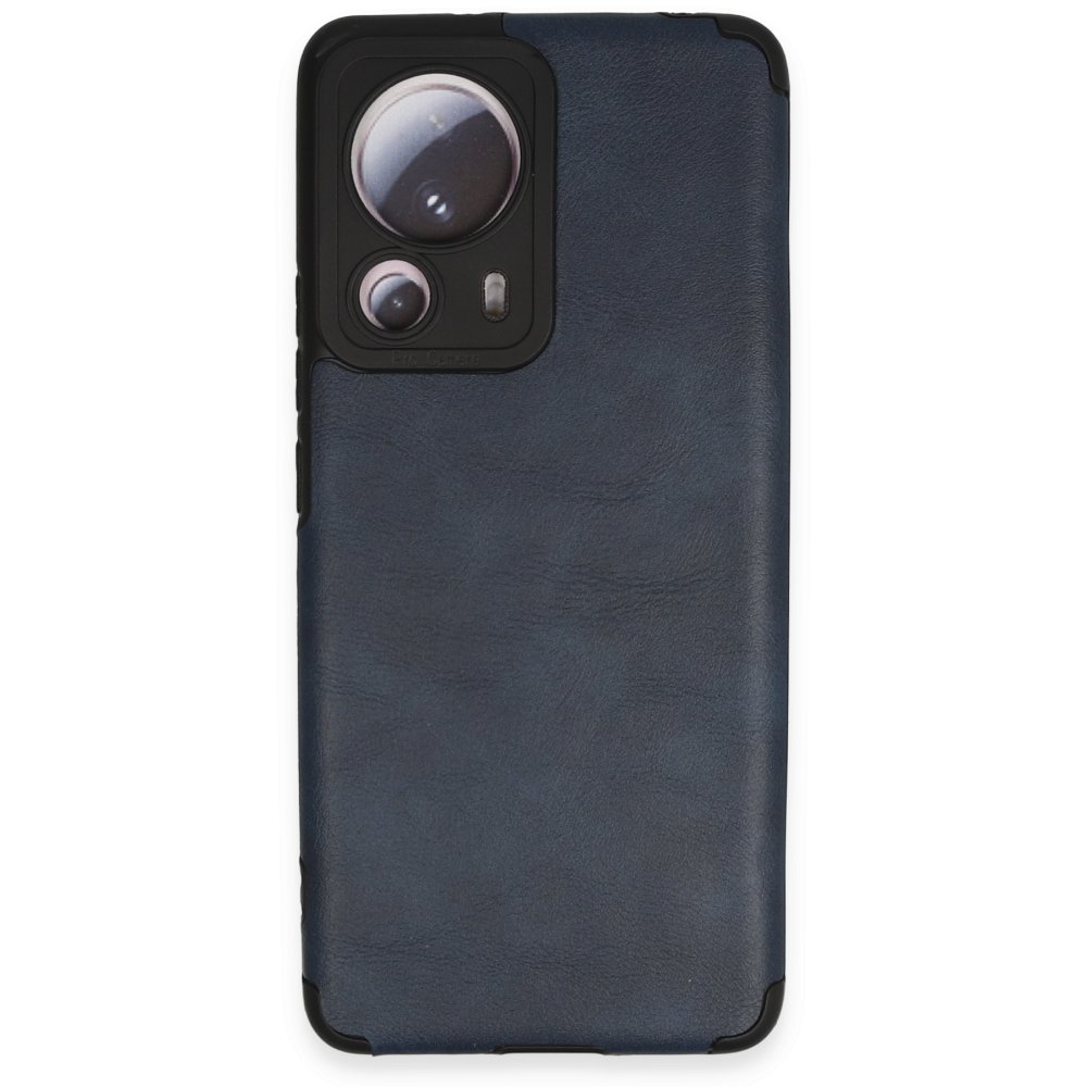 Xiaomi Mi 13 Lite Kılıf Loop Deri Silikon - Lacivert Xiaomi Mi 13 Lite Kılıf Loop Deri Silikon - Lacivert