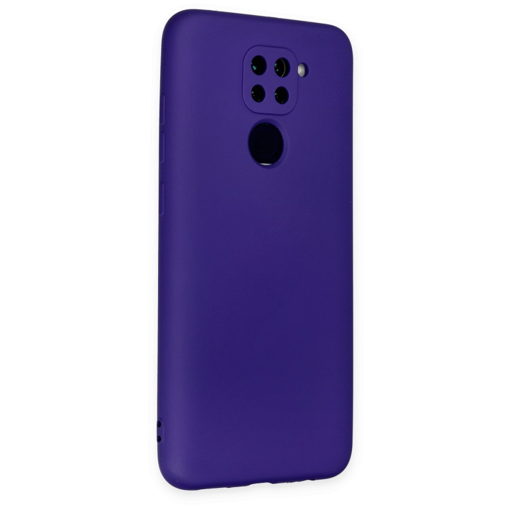 Redmi Note 9 Kılıf Nano içi Kadife Silikon - Mor