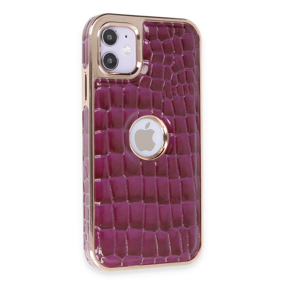  iPhone 11 Kılıf Snake Kapak - Derin Mor