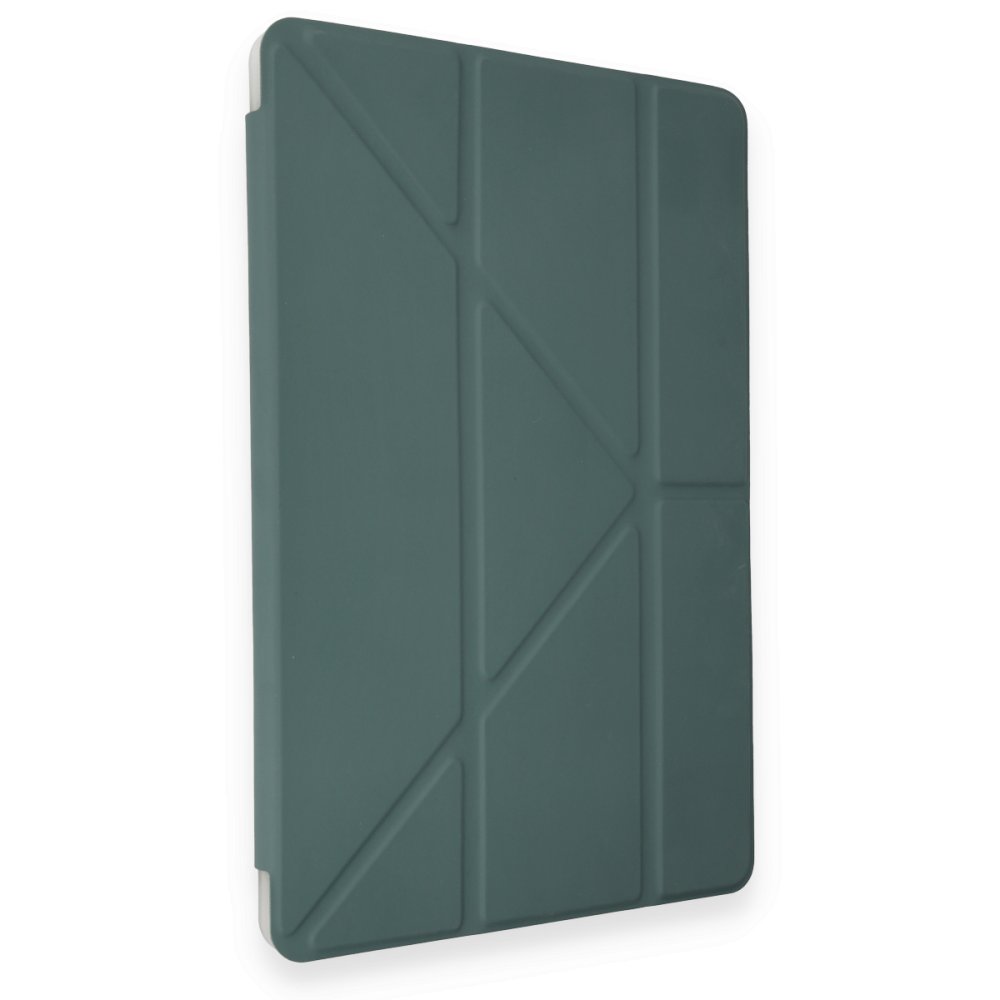  Xiaomi Pad 6 Kılıf Kalemlikli Mars Tablet Kılıfı - Koyu Yeşil