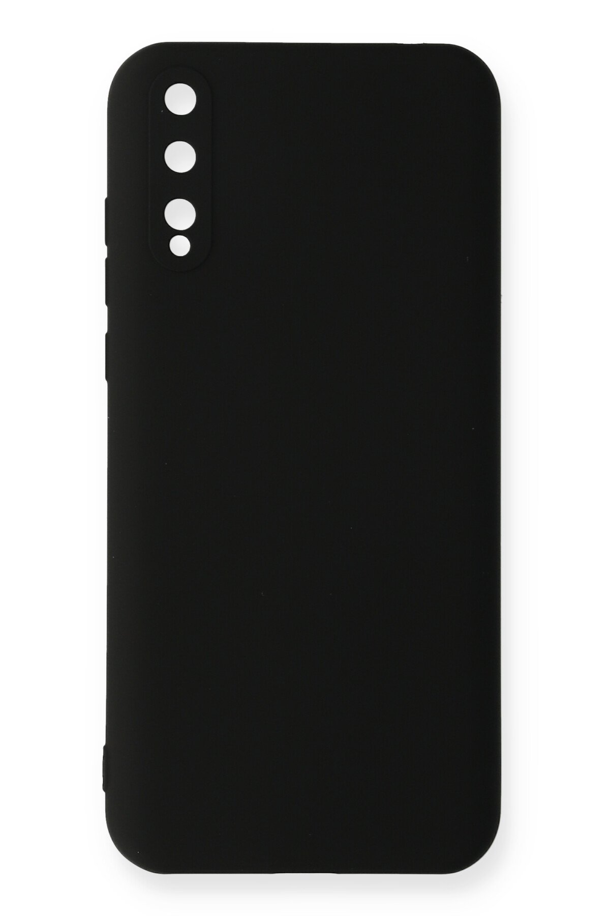 Huawei P Smart S Kılıf Nano içi Kadife Silikon - Siyah Huawei P Smart S Kılıf Nano içi Kadife Silikon - Siyah