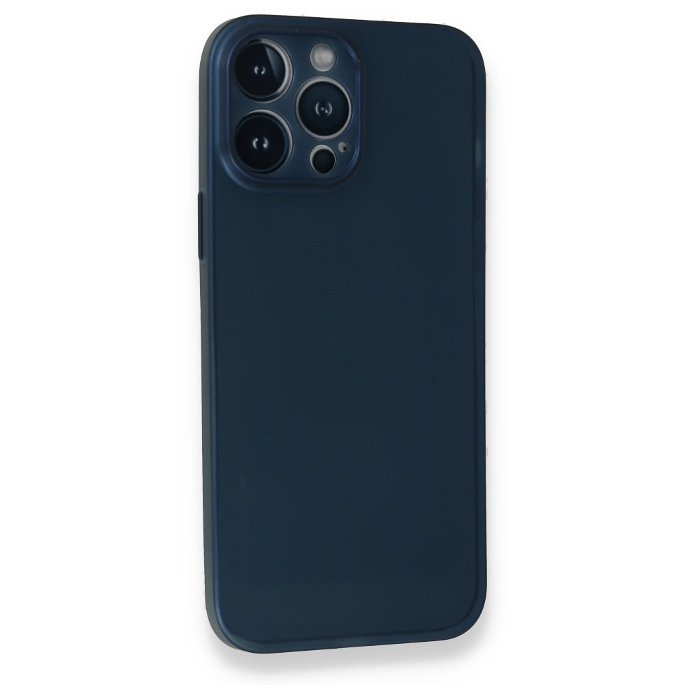 iPhone 13 Pro Max Kılıf PP Ultra İnce Kapak - Mavi iPhone 13 Pro Max Kılıf PP Ultra İnce Kapak - Mavi