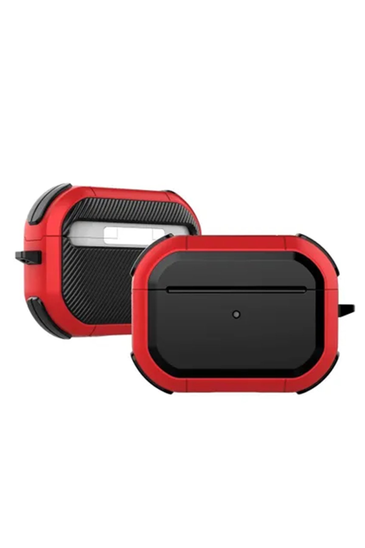Airpods Pro (1.nesil) Tank Kılıf - Kırmızı Airpods Pro (1.nesil) Tank Kılıf - Kırmızı
