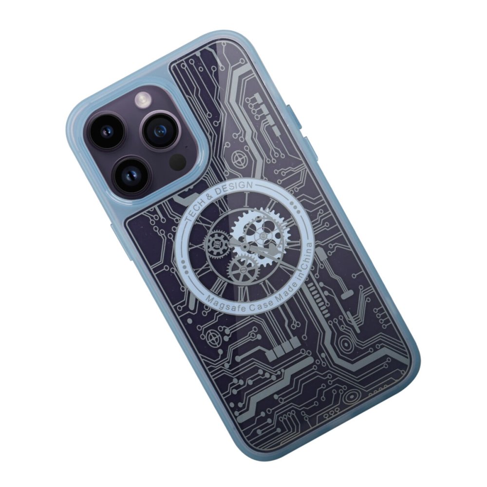  iPhone 13 Pro Kılıf Magic Magneticsafe Silikon - Sierra Blue