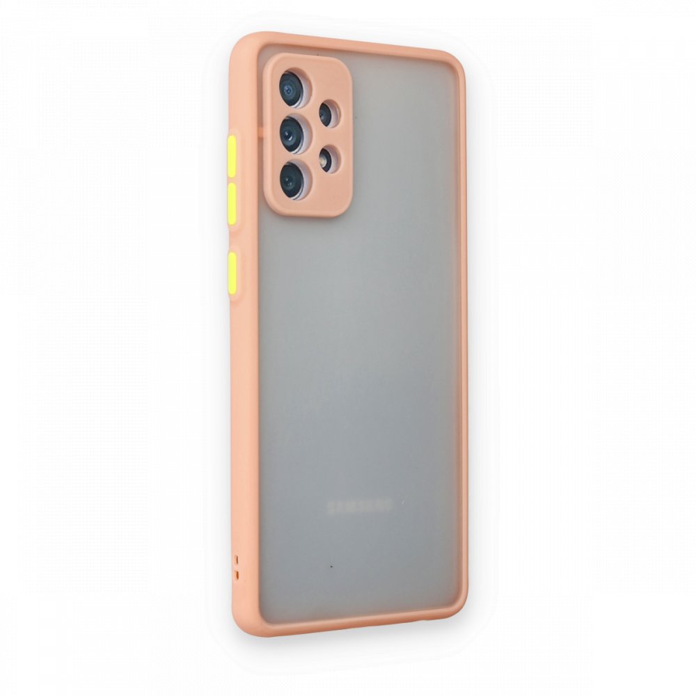  Samsung Galaxy A52S Kılıf Montreal Silikon Kapak - Pembe