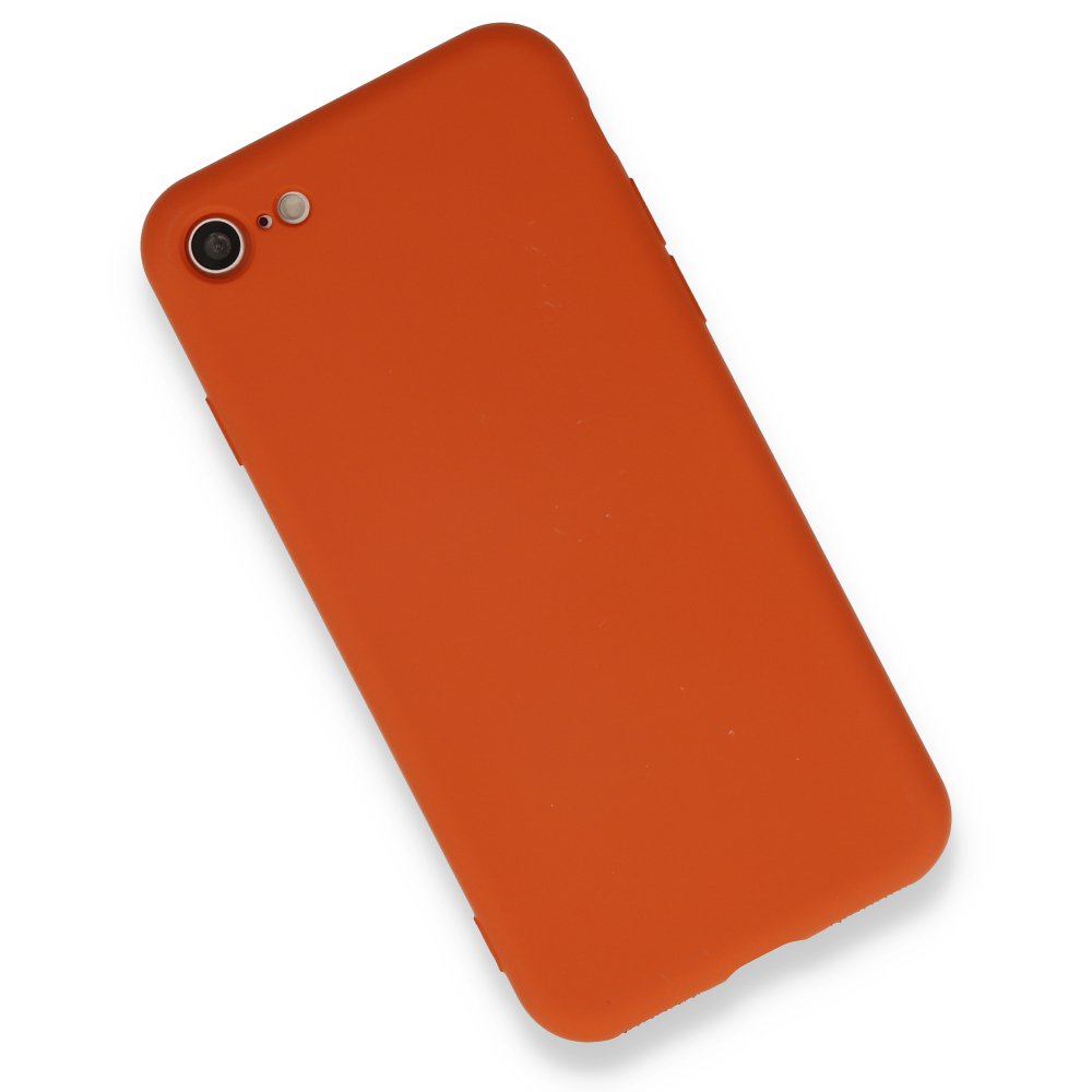  iPhone 7 Kılıf Nano içi Kadife Silikon - Kırmızı