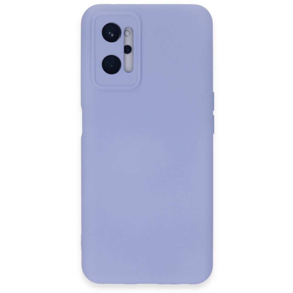  Realme 9i 4G Kılıf Nano içi Kadife Silikon - Lila