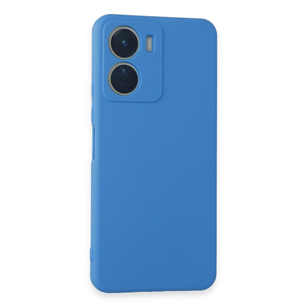 Vivo Y16 Kılıf First Silikon - Mavi Vivo Y16 Kılıf First Silikon - Mavi