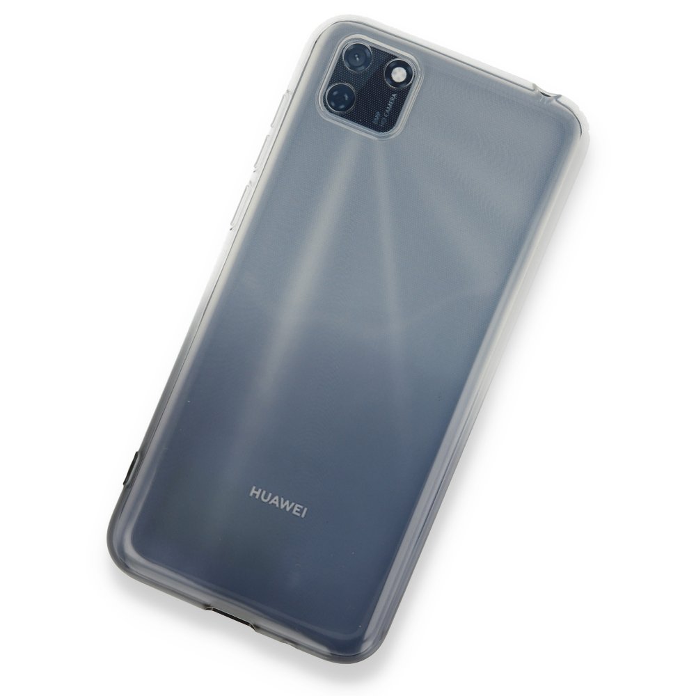  Huawei Y5P Kılıf Lüx Çift Renkli Silikon - Siyah