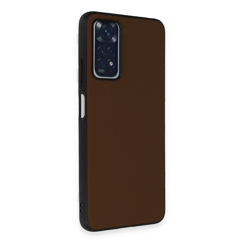 Redmi Note 11 Pro Kılıf Taft Kapak - Kahverengi