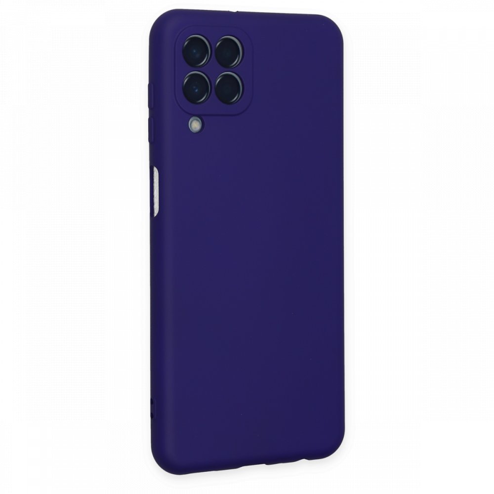  Samsung Galaxy M33 Kılıf Nano içi Kadife Silikon - Mor