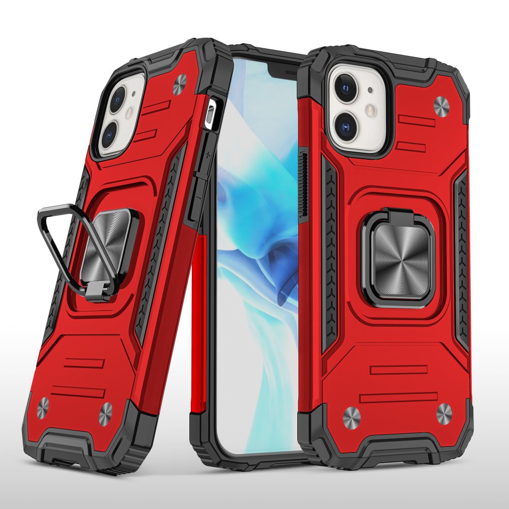 iPhone 12 Mini Kılıf Zegna Yüzüklü Silikon Kapak - Kırmızı iPhone 12 Mini Kılıf Zegna Yüzüklü Silikon Kapak - Kırmızı