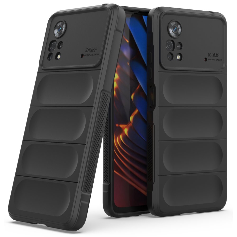  Xiaomi Poco X4 Pro 5G Kılıf Optimum Silikon - Siyah