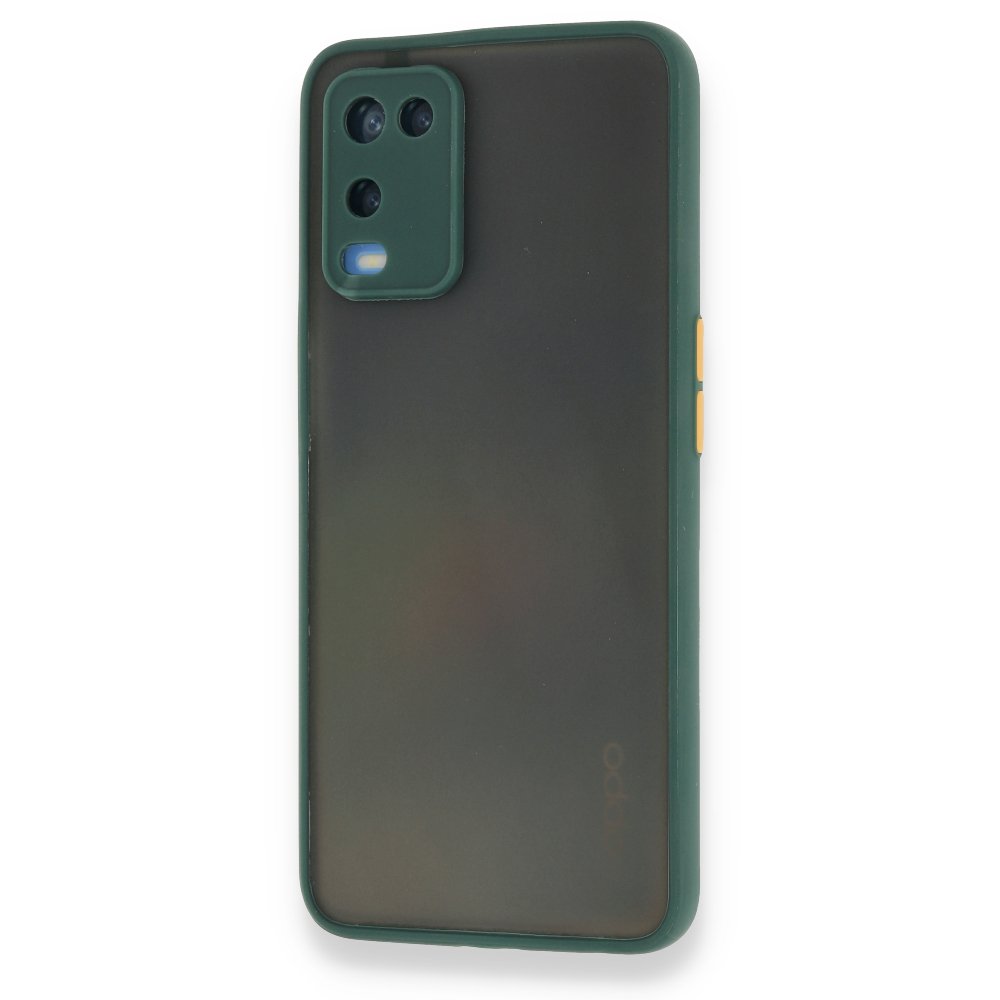Oppo A54 4G Kılıf Montreal Silikon Kapak - Yeşil Oppo A54 4G Kılıf Montreal Silikon Kapak - Yeşil