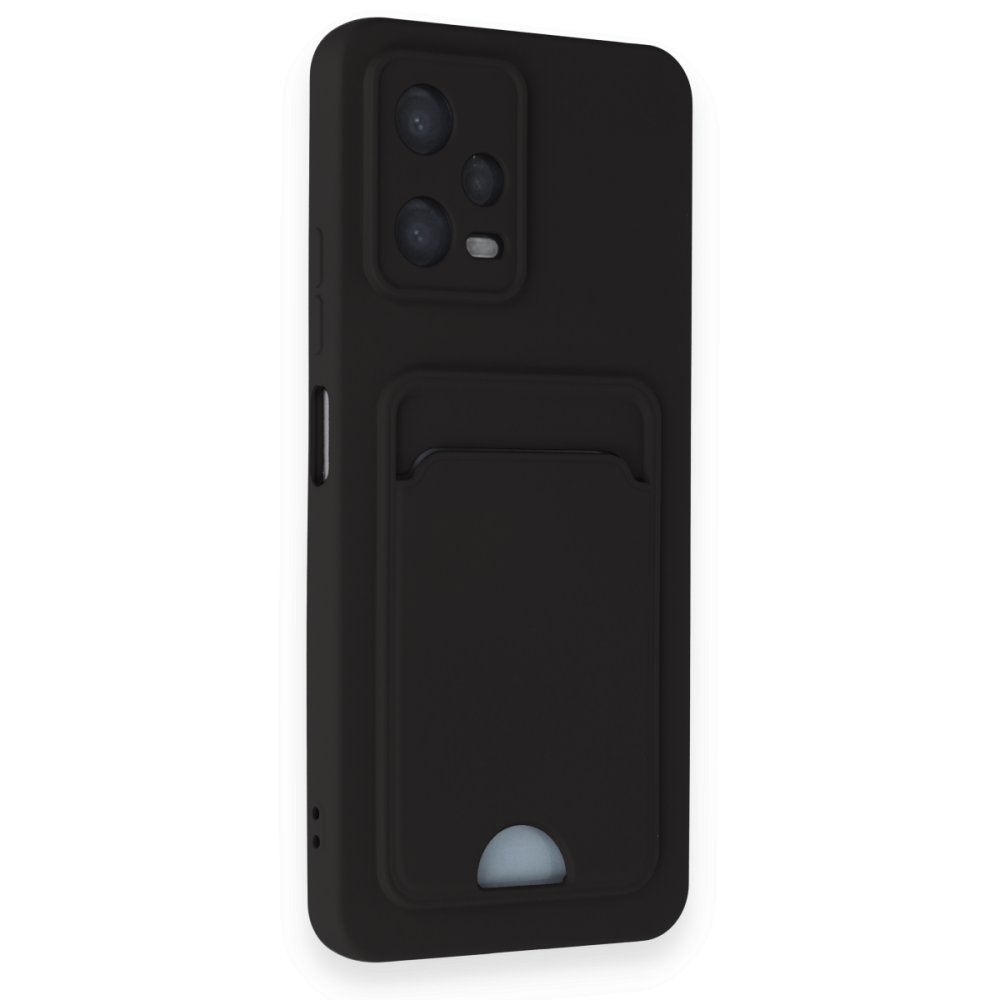  Xiaomi Poco X5 5G Kılıf Kelvin Kartvizitli Silikon - Siyah