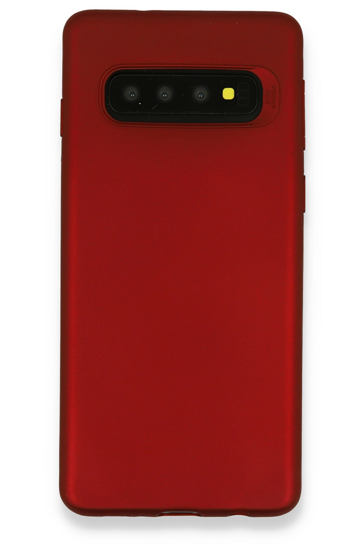  Samsung Galaxy S10 Kılıf First Silikon - Bordo
