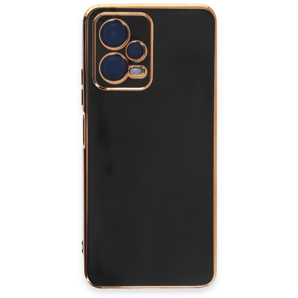 Redmi Note 12 Pro 5G Kılıf Volet Silikon - Siyah