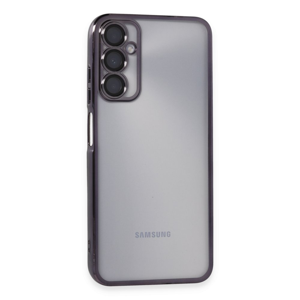  Samsung Galaxy A05S Kılıf Razer Lensli Silikon - Mor