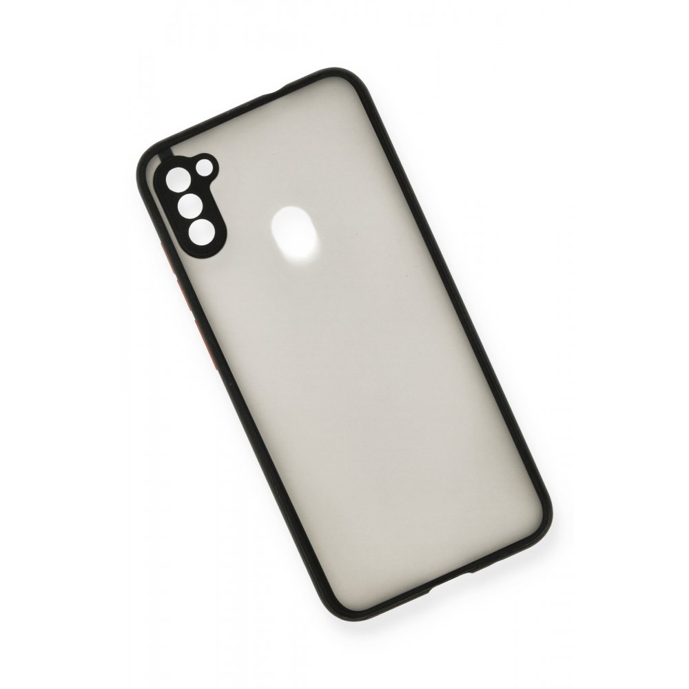  Samsung Galaxy M11 Kılıf Montreal Silikon Kapak - Siyah